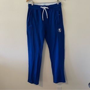 Bikkembergs Cotton Blend Joggers Cobalt Blue Logo Graphic-Small